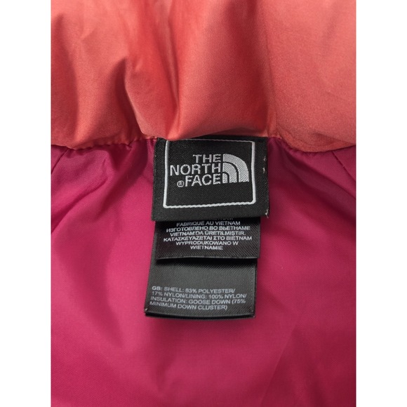 The North Face Aconcagua Vest Womens Medium Coral 550 Fill Down Puffer  Full Zip - Picture 6 of 9